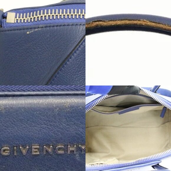 Givenchy Medium Antigona Satchel Tote Bag - Blue - Picture 14 of 15